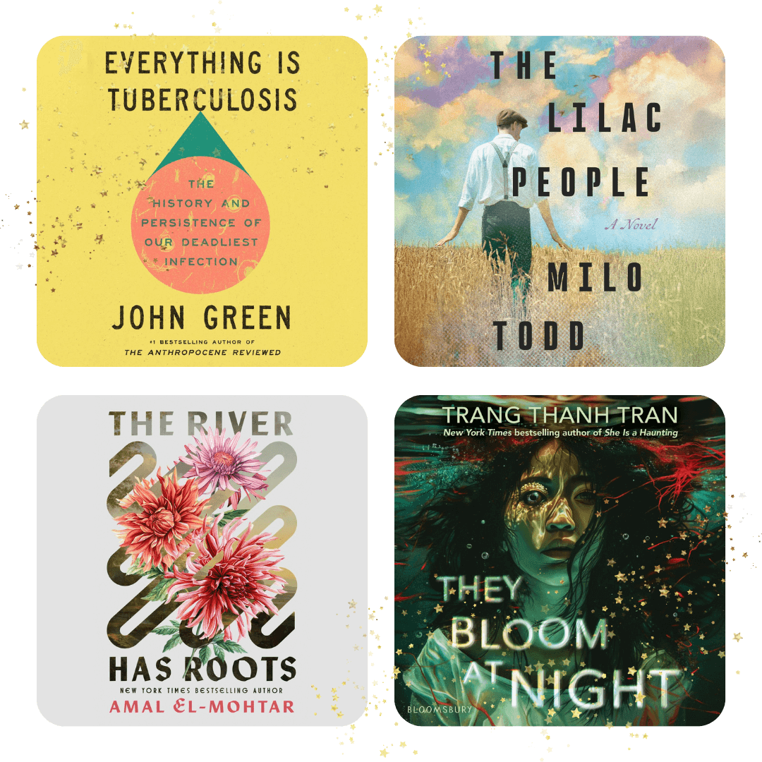 Collage of audiobook covers