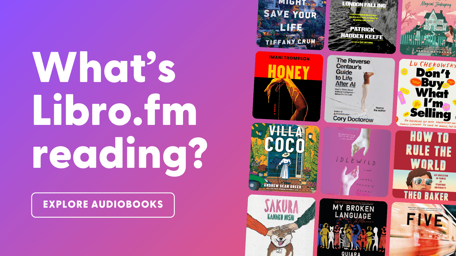 What's Libro.fm reading?