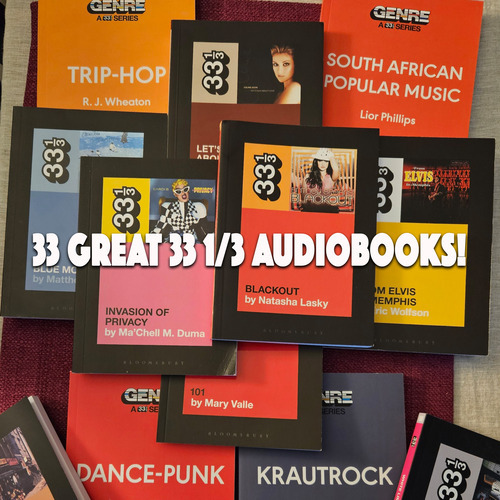 33 GREAT 33 1/3 AUDIOBOOKS