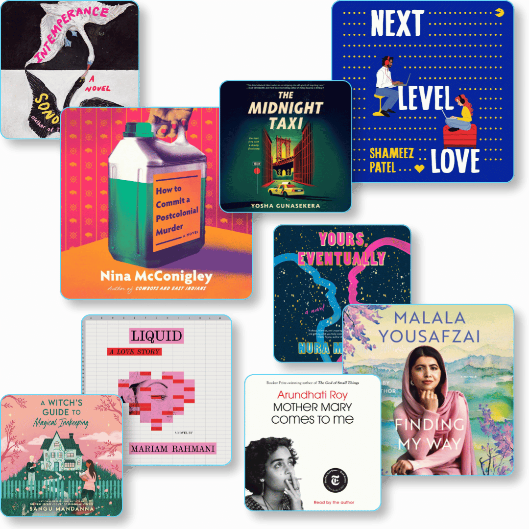 Collage of audiobook covers