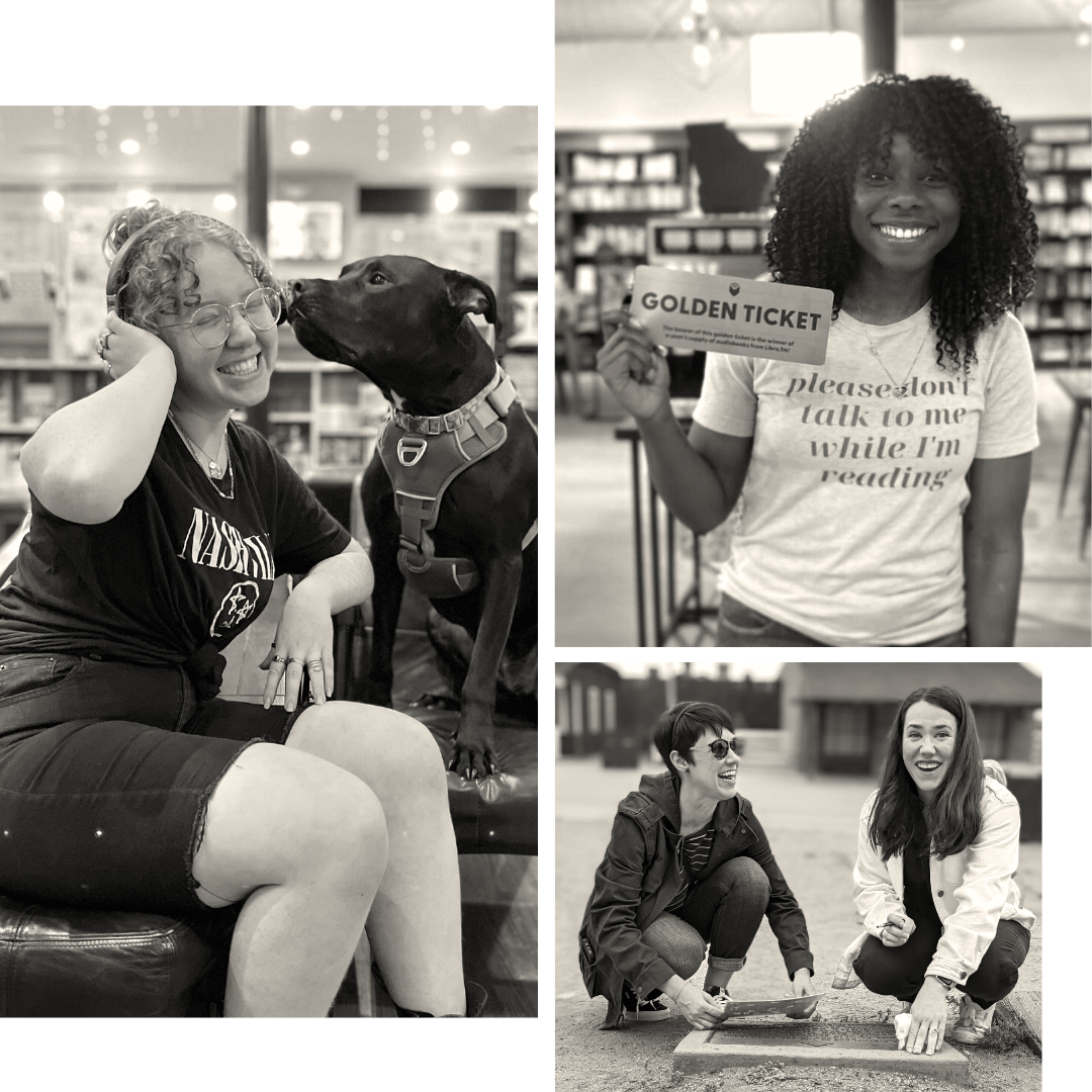 Collage of people photos