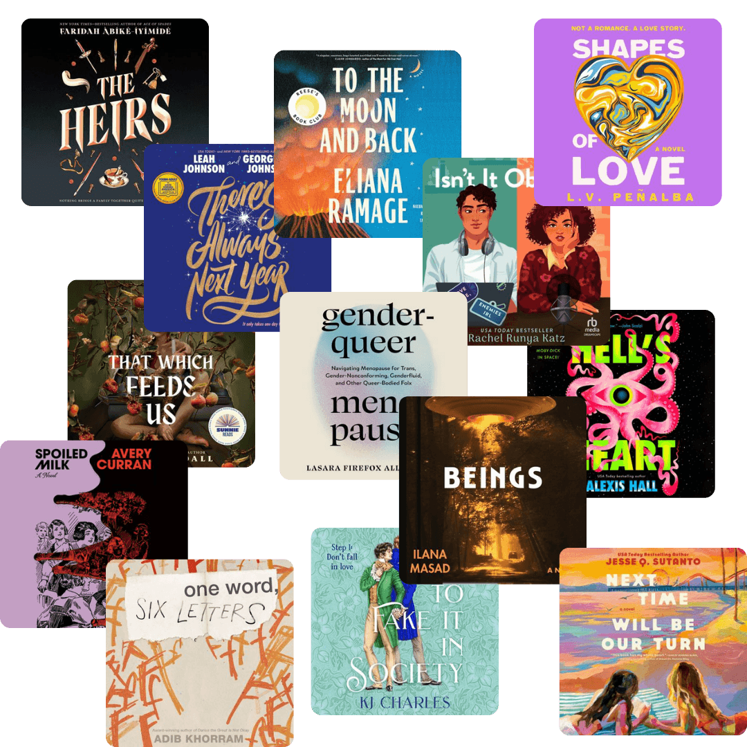 Collage of audiobook covers